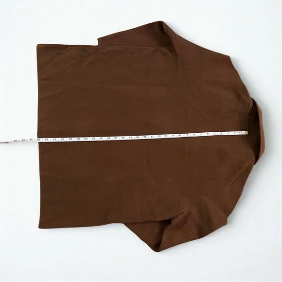 Quince Knit Blazer 100% Organic Cotton Brown Size XL NWT - Picture 6 of 6